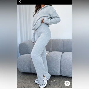 NWT White Fox Boutique Let’s Get Cosy Knit Pants